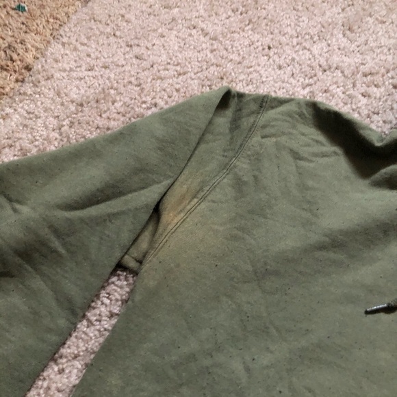 Vintage *RARE* 2pac rap tee hoodie green small - Picture 2 of 8